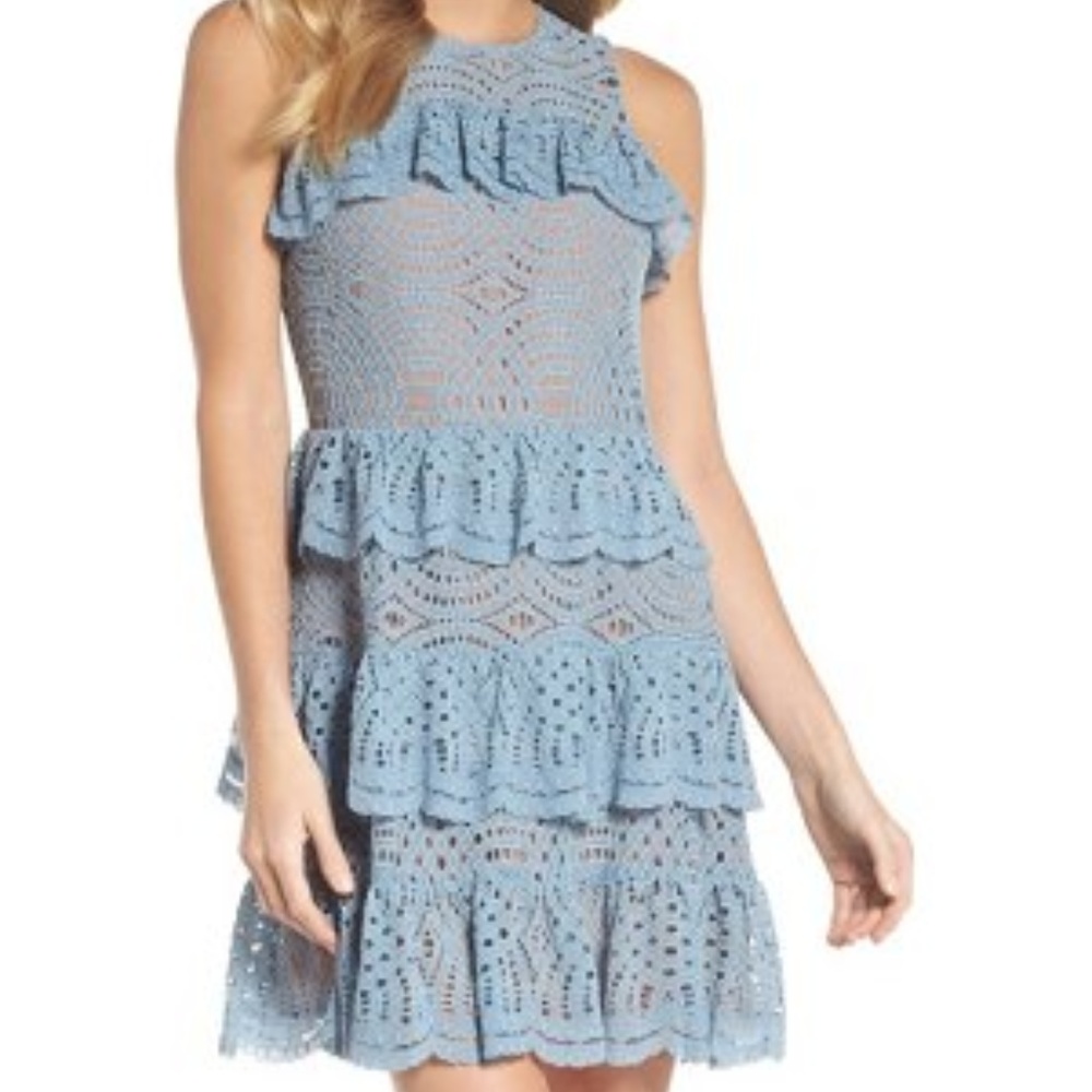 MICHAEL MICHAEL KORS Tiered Lace Dress